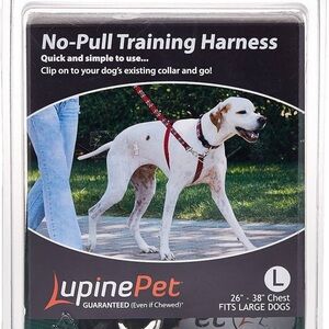 No-Pull Training Harness - Blue plaid, size Large NIB